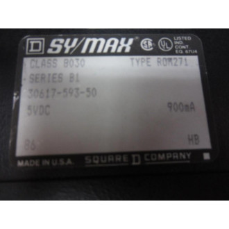 Square D 8030-ROM-271 Output Module 8030-R0M-271 - Used