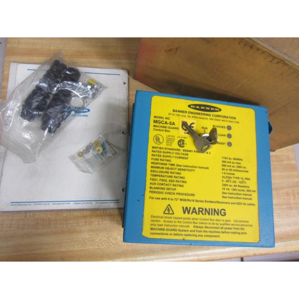 Banner MGCA-5A Control Box MGCA5A 34049 - Used