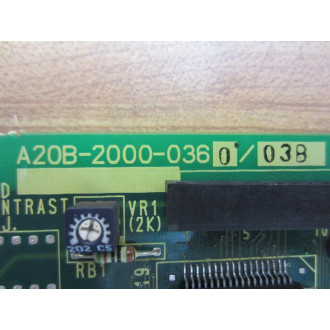 Fanuc A20B-2000-0360 Board 3 A20B-2000-036003B  Non-Refundable - Parts Only