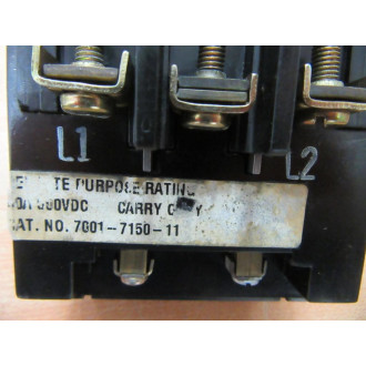 Joslyn Clark 7001-7150-11 Contactor 7001715011 - Used