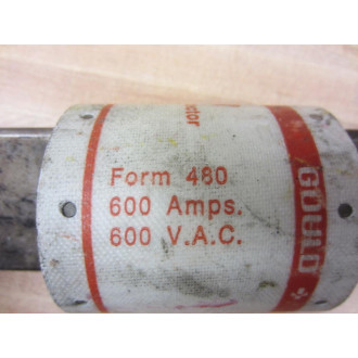 Gould A4BX600 Shawmut Amp-Trap Fuse Tested - Used