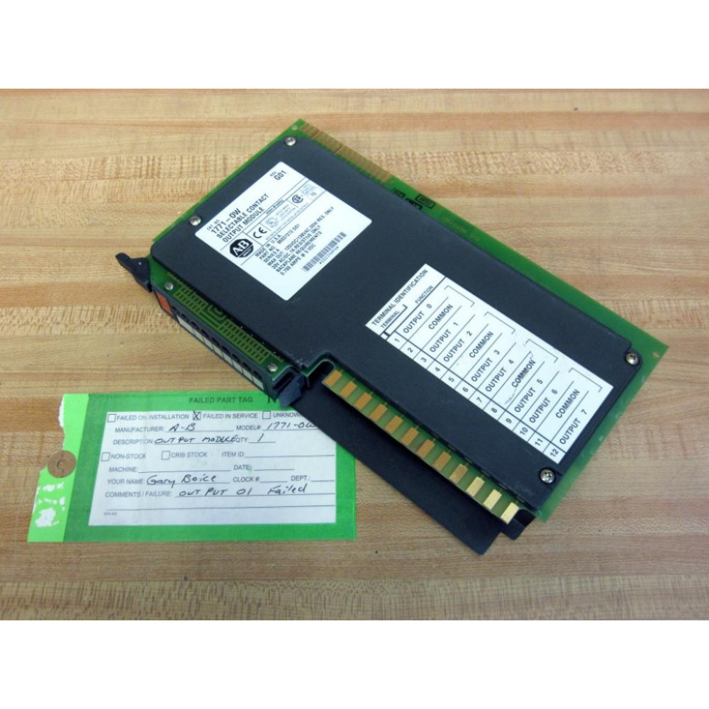 Allen Bradley 1771-OW Module 1771-0W Non-Refundable - Parts Only