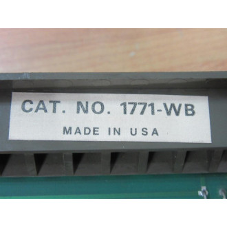 Allen Bradley 1771-IJ Encoder Counter Module 1771-1J wo Back Cover Ser. A Firmware Rev. L - Used