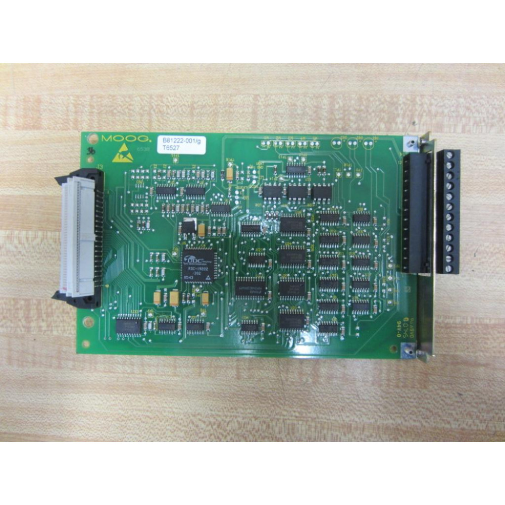 Moog B81222-001 Servo Amplifier Board B81224-1 With Ribbon - New No Box
