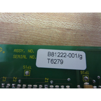 Moog B81222-001 Servo Amplifier Board B81224-1 Rev B - New No Box