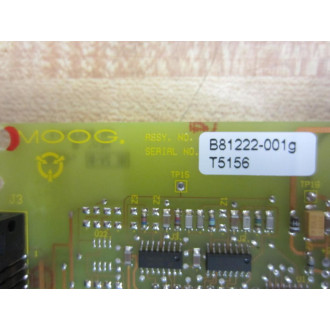 Moog B81222-001 Servo Amplifier Board B81224-1 - Used