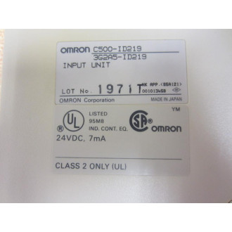 Omron C500-1D219 Input Unit 3G2A5-1D219 - Used