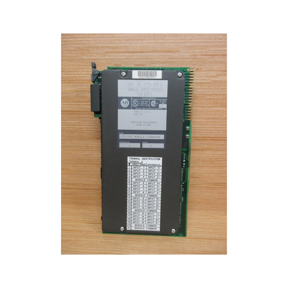 Allen Bradley 1771-IFE Module Ser. A, FW Rev. L - New No Box