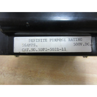 Ward Leonard 5DP2-5021-11 Contactor 5DP2502111 - Used