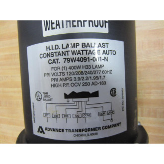 Advanced Transformer 79W4091-001-N Lamp Ballast 79W4091001N - New No Box