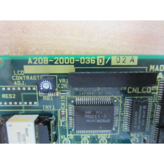 Fanuc A20B-2000-0360 Teach Pendant Control PCB A20B-2000-036002A - New No Box