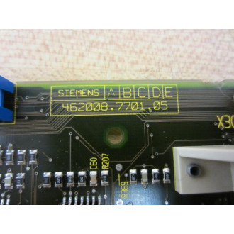 Siemens 462008.7701.05 Circuit Board 462008-7701-05 - Used