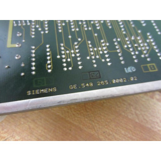 Siemens 6FX1-126-5AA01 Circuit Board 6FX11265AA01 - Used
