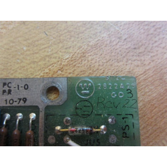 Westinghouse 2822A25G03 Circuit Board - Used