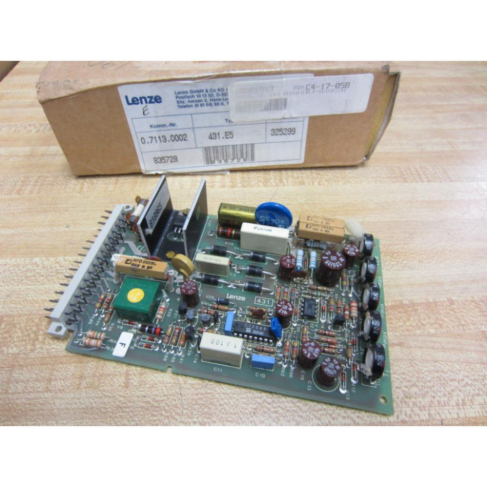 Lenze 431 Speed Control Card Model F