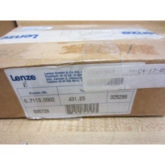 Lenze 431 Speed Control Card Model F