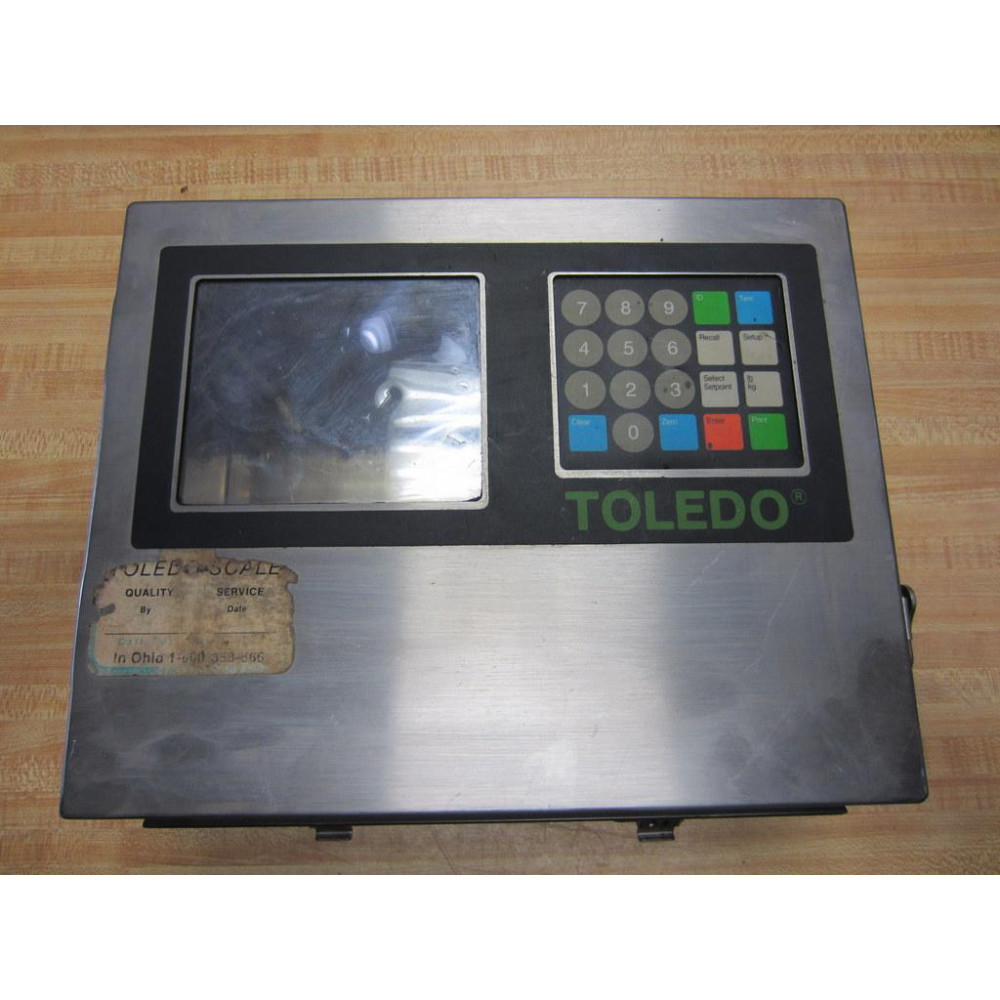 Toledo Scale 8142 Operator Panel With Keypad Reliance RAM No. 1006 - Used