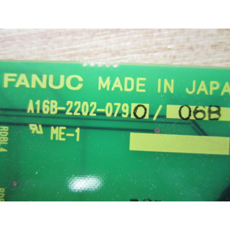 Fanuc A16B-2202-0790 Power PCB A16B-2202-079006B Damaged Connector - Used
