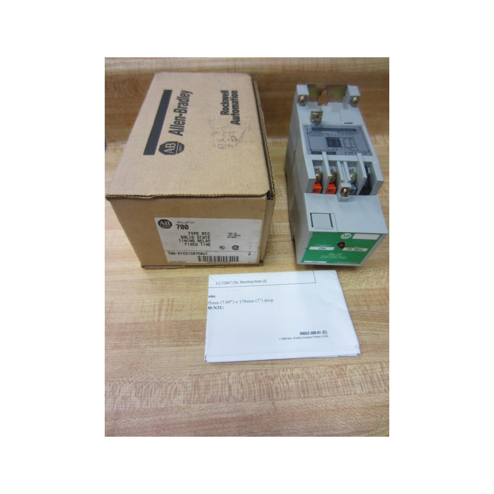 Allen Bradley 700-RTC51S0750U1 Timing Relay 700RTC51S0750U1 700-RTC51S075OU1