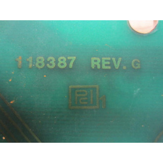 Allen Bradley 50387 1334 Modulator Logic PCB 118387 - Used