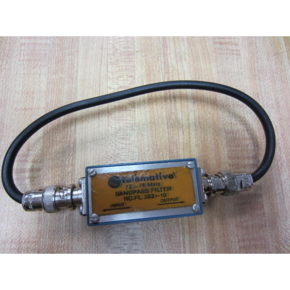 Telemotive RC-FL 303-10 Bandpass Filter - New No Box