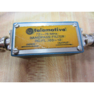 Telemotive RC-FL 303-10 Bandpass Filter - New No Box