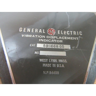 General Electric 5911668 G5 Vibration Displacement Indicator 5911668G5 - Used