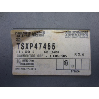 Schneider TSX-P47-455 Module TSXP47455 Non-Refundable WBattery Pack - Parts Only