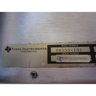 Texas Instruments PM550-102 Central Control Unit PM550 - Used