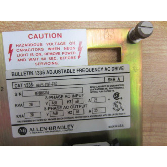 Allen Bradley SP-120659 Circuit Board 120659 1336-B015-E0E-EA2 - Used