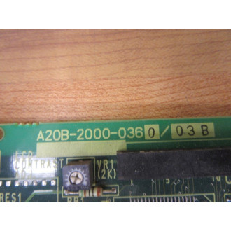 Fanuc A20B-2000-0360 Board 2 A20B-2000-036003B    Non-Refundable - Parts Only