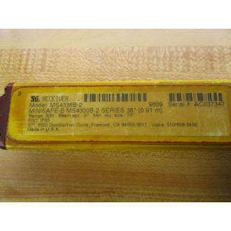 STI MS4336B-2 MiniSafe-B Light Curtain 36" Receiver MS4300B-2 - Used