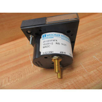 Weschler Instruments 251201FXFX Yokogawa Panel Meter YE251-2