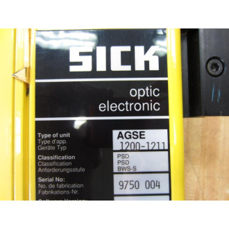 Sick Optic AGSE 1200-1211 Light Curtain Receiver 48" - New No Box