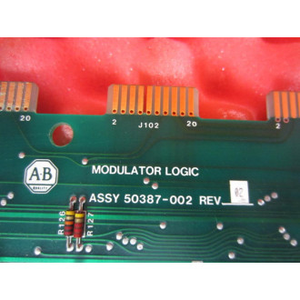 Allen Bradley 50387-002 Modulator Logic 50387002 Rev 02 - Used