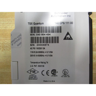 Schneider 140 CPS 111 00 140CPS11100 Power Module 79229
