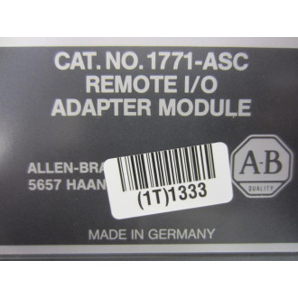 Allen Bradley 1771-ASC IO Module 1771ASC FW Rev.F  Ser.C - Used