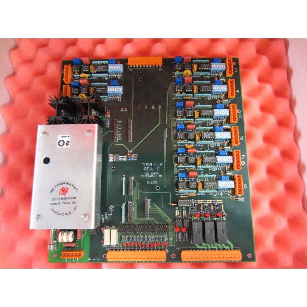 IDC TM98-IA CPU Board TM98IA One Red LED Needs Replaced - Used