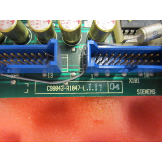 Siemens C98043-A1047-L.1.11 Board C98043A1047L111 C98043-A1047-L-111-04 - Used