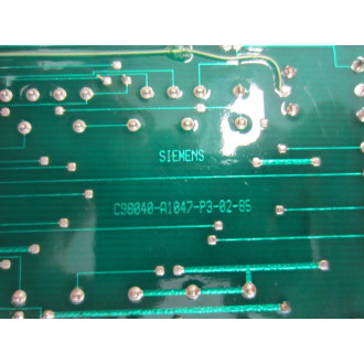 Siemens C98043-A1047-L.1.11 Board C98043A1047L111 C98043-A1047-L-111-04 - Used