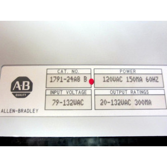 Allen Bradley 1791-24A8 IO Block 179124A8 - Refurbished