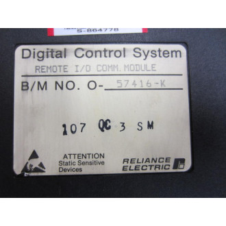 Reliance Electric 0-57416-K 57416 IO Module O-57416-K - Refurbished