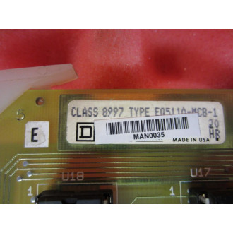 Square D 8997 EQ5110-MCB-1 Welder Board 8997EQ5110MCB1 Rev E - Refurbished