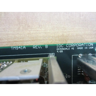 IDC TM94IA Control Board REV. B Without Fan - Used