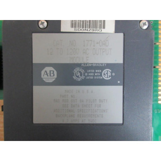 Allen Bradley 1771-OAD Module 1771OAD - Used
