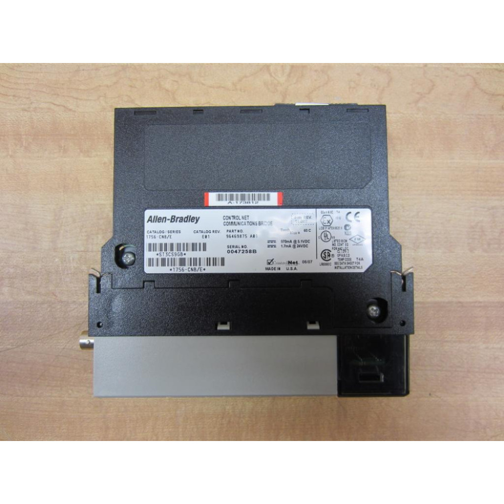 Allen Bradley 1756-CNB Module 1756CNB Ser.E, Cat.Rev E01 - Refurbished