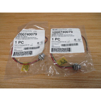 Woodhead 7R3A06A19A120 Brad Connectivity Receptacle Molex 1200740079 (Pack of 2)