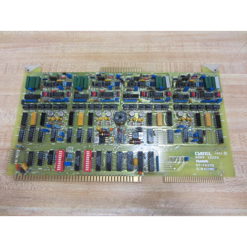 Datel 12252-4D 122524D ST-703B-12526 PC Board SN 06611185 - Used