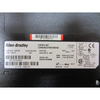 Allen Bradley 1756-CNB Module 1756CNB Ser.E, Cat.Rev E01 - Refurbished
