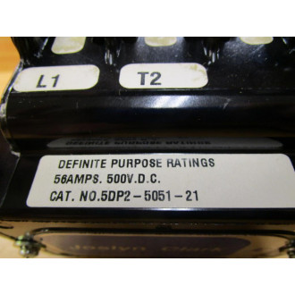 Joslyn Clark 5DP2-5051-21 Ward Leonard Contactor  5DP2505121